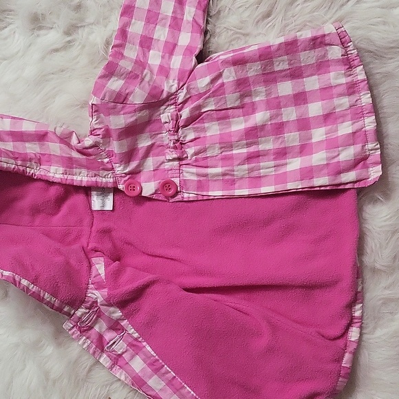 KOALA KIDS Baby girl's fleece lined rain jacket/coat size 12 months - Picture 3 of 4